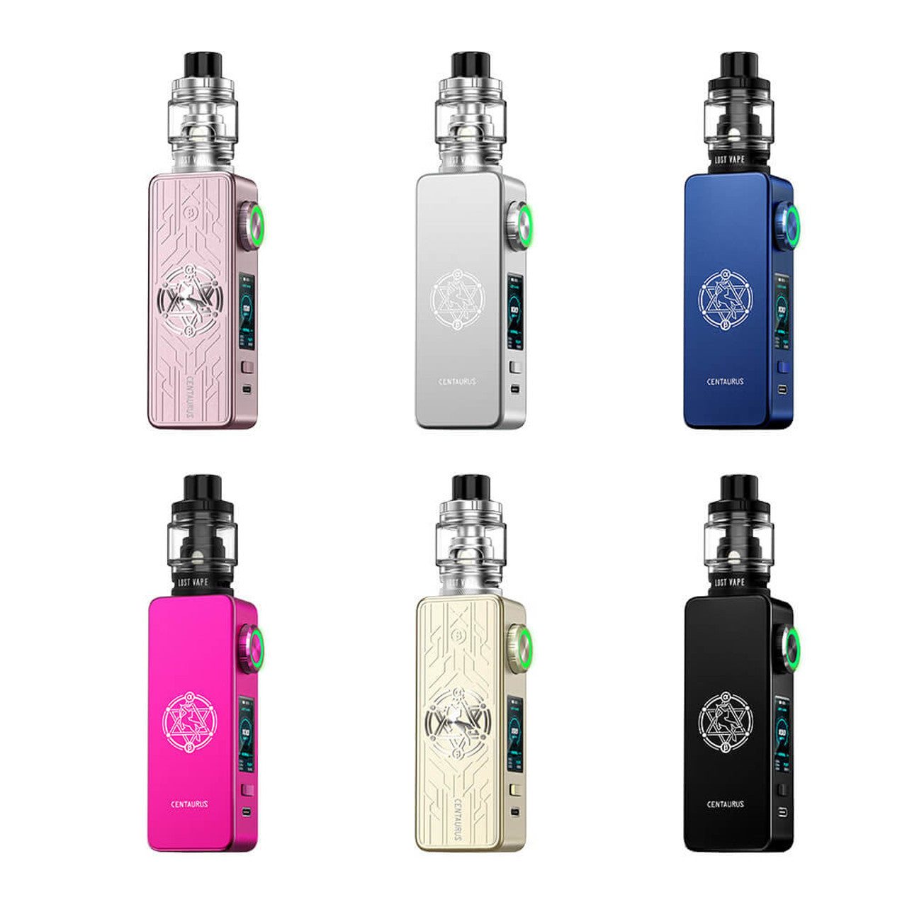 Lost Vape Centaurus M100W Box Mod Kit (Sub Coo Tank Edt) | Group Photo