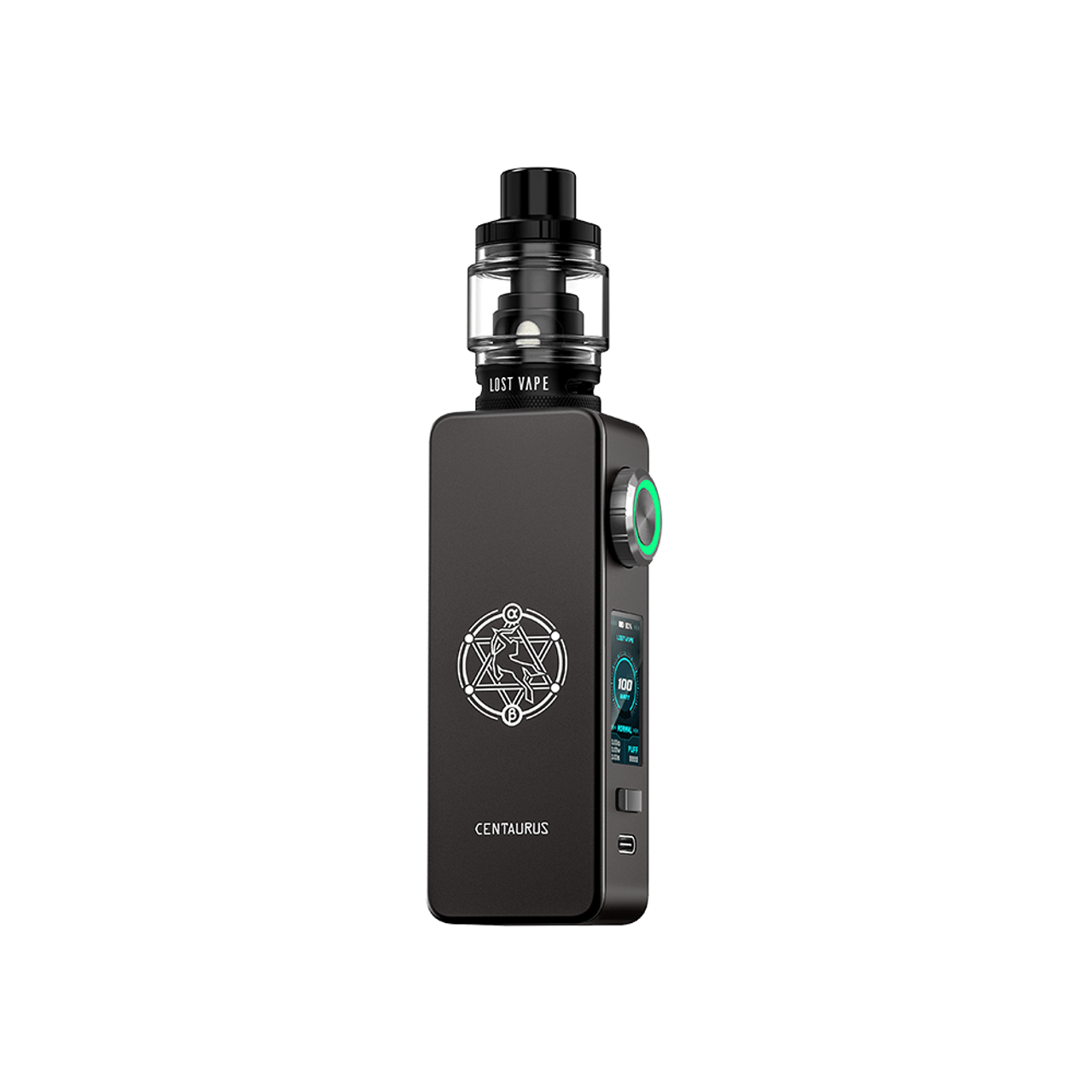 Lost Vape Centaurus M100W Box Mod Kit (Sub Coo Tank Edt) | Gunmetal Grey