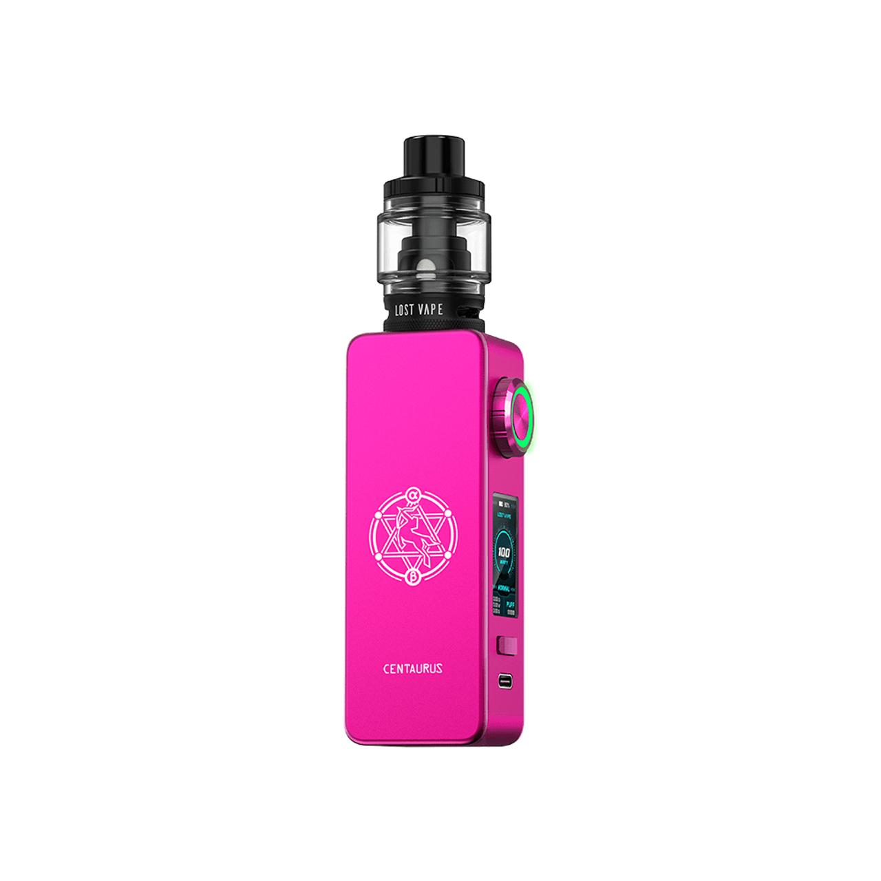 Lost Vape Centaurus M100W Box Mod Kit (Sub Coo Tank Edt) | Lunar Pink