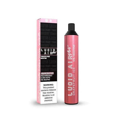 Lucid Air Plus Mesh Disposable | 5000 Puffs | 12mL | MOQ 10 | Grapefruit Ice with Packaging