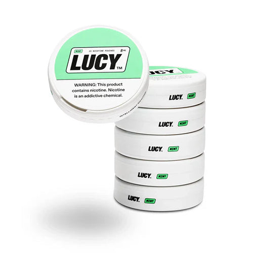 Lucy Nicotine Pouches (15ct Can)(5-Can Pack) | Mint