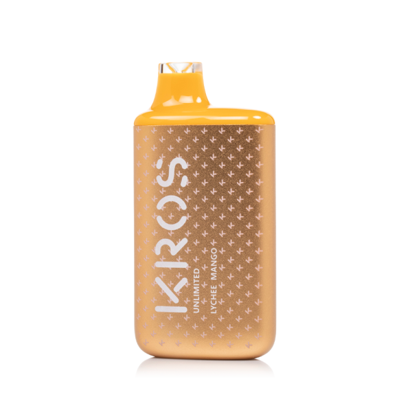 Kros Unlimited Disposable | 6000 puffs | 14mL | 50mg | MOQ 10 | Lychee Mango