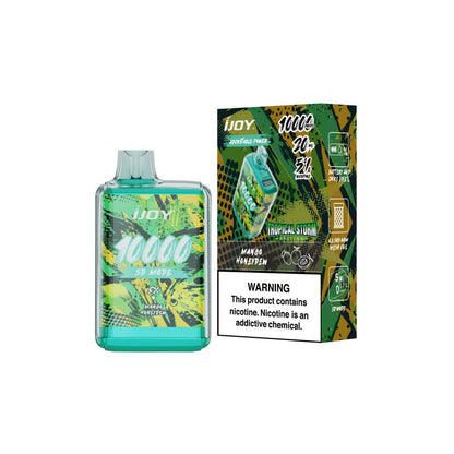 IJoy Bar SD10000 Disposable | 10000 Puffs | 20mL | 50mg | MOQ 5 | Mango Honeydew with packaging