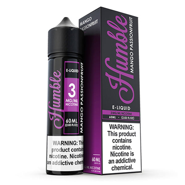 Humble Series E-Liquid | 3mg | 60mL | (Freebase) | Mango Passionfruit with Packaging