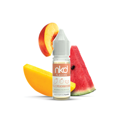 NKD Flavor Concentrate 15mL Mango Peach Watermelon bottle