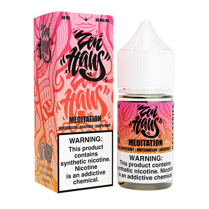 Zen Haus Salt Series E-Liquid | 30mL | (Salt Nic) | Meditation with packaging