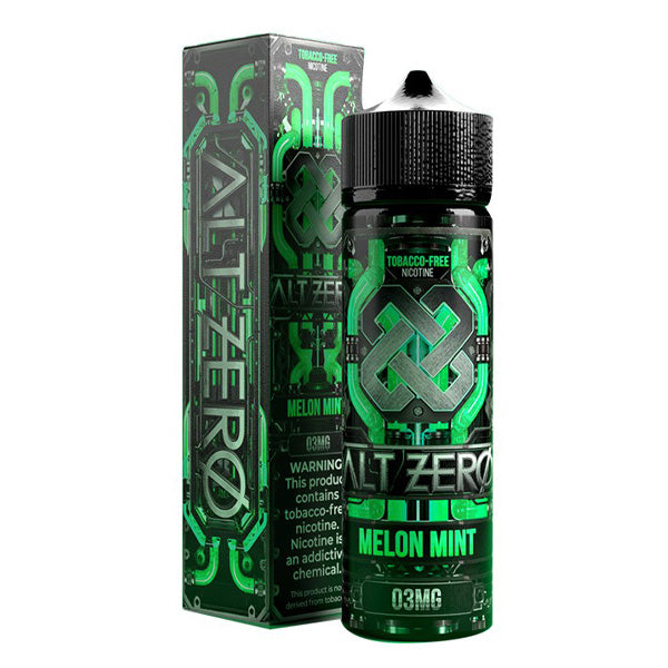 Alt Zero TFN Series E-Liquid 60mL (Freebase) | Melon Mint with packaging