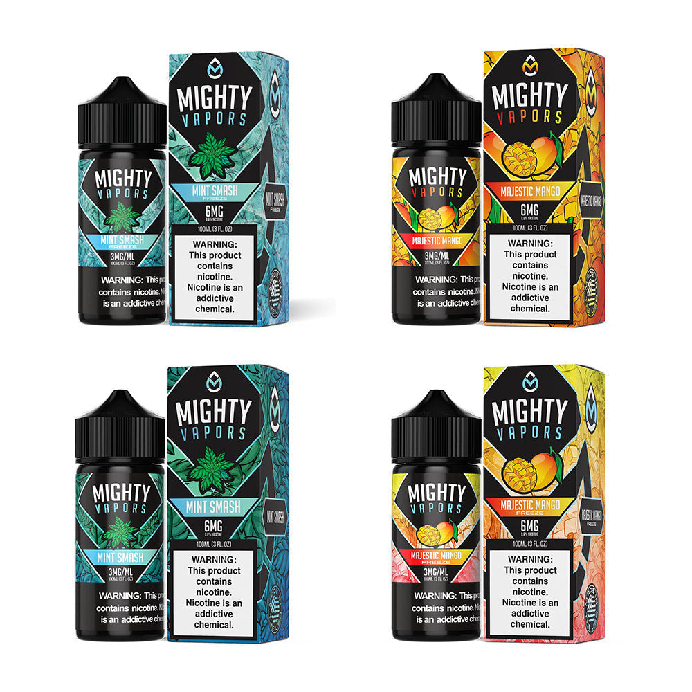 Mighty Vapors E-Juice 100mL | Group Photo