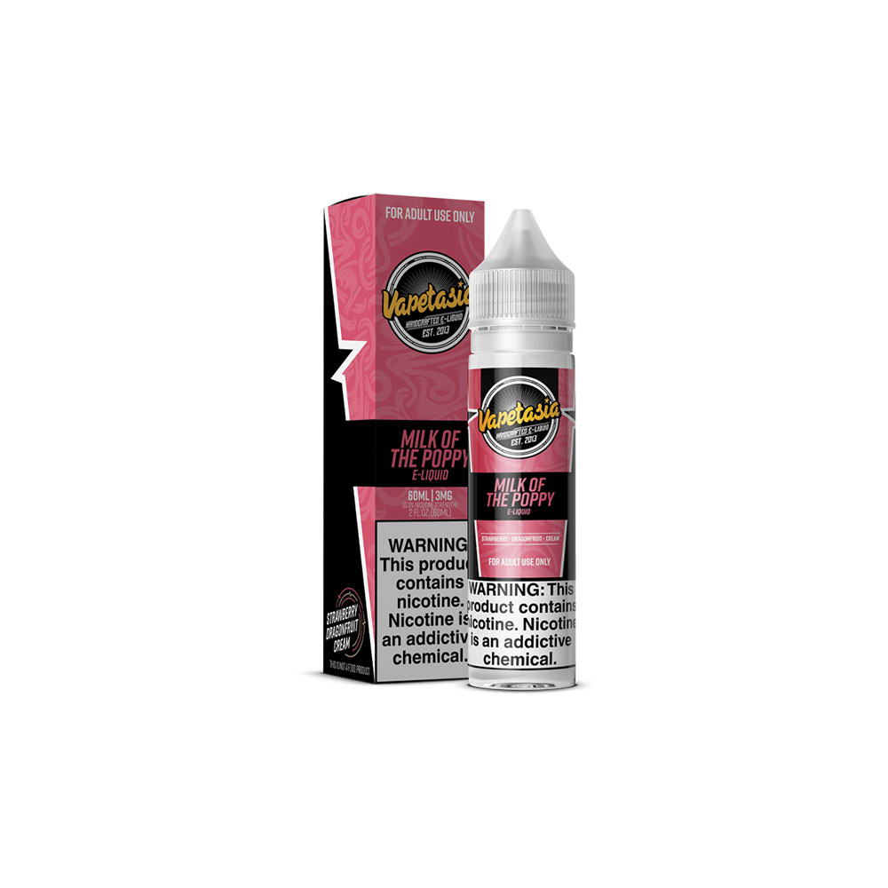 Vapetasia E-Liquid | 60mL | 3mg | Milk of the Poppy with packaging