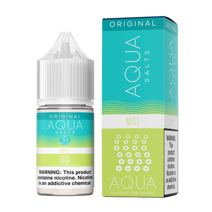 Aqua Salt Series E-Liquid | 30mL | (Salt Nic) | Mist Original with packaging