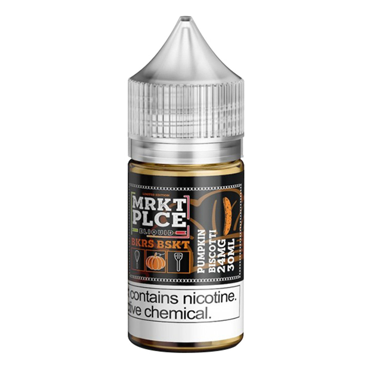 MRKT PLCE Salt Series E-Liquid 30mL (Salt Nic) | Pumkin Biscotti