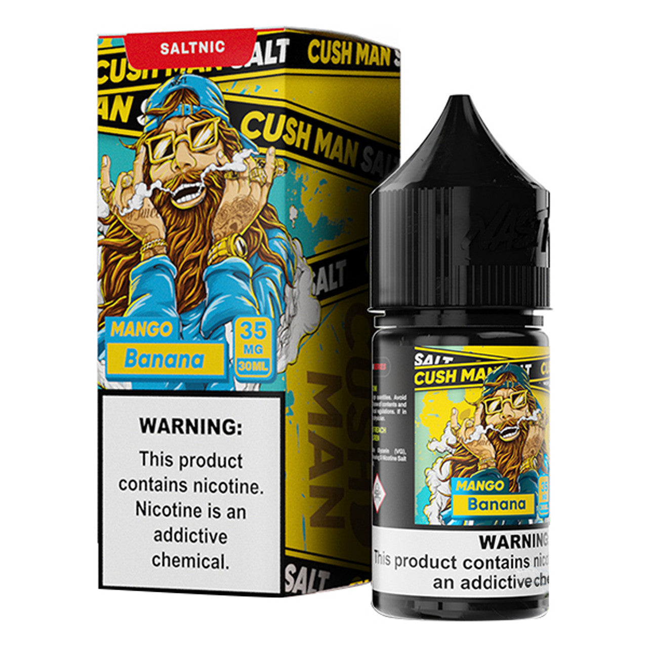 Nasty Juice Salt Series E-Liquid 30mL (Salt Nic) | Cushman Banana with Packaging