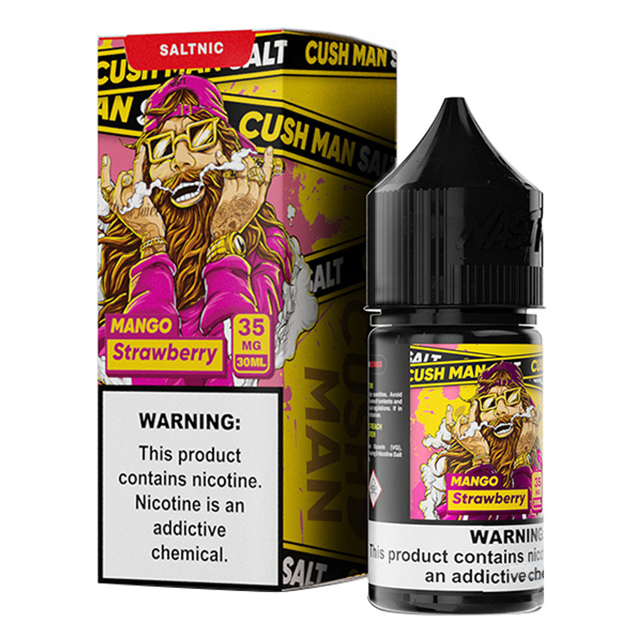 Nasty Juice Salt Series E-Liquid 30mL (Salt Nic) | Cushman Strawberry with Packaging