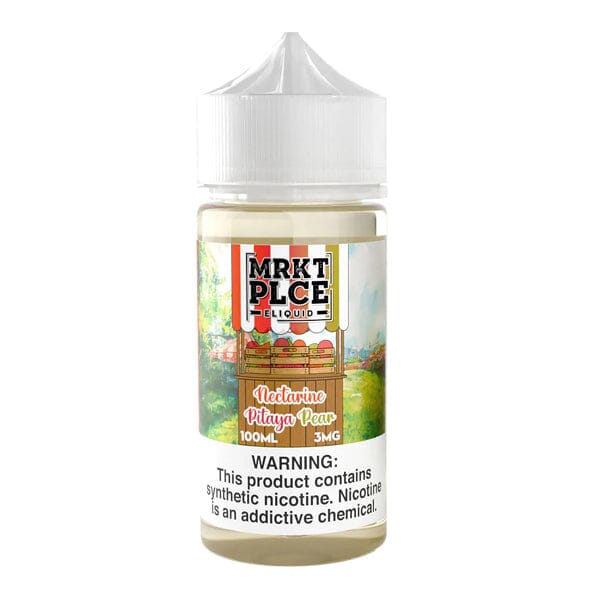 MRKT PLCE Series E-Liquid 100mL (Freebase) | Nectarine Pitaya Pear