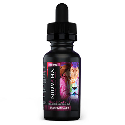 Nirvana Broad Specturm CBD Tinctures 2500mg (30mL) | Grapefruit