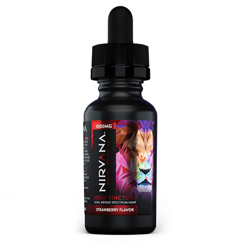 Nirvana Broad Specturm CBD Tinctures 2500mg (30mL) | strawberry