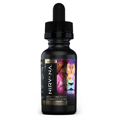 Nirvana Broad Specturm CBD Tinctures 2500mg (30mL) | Vanilla