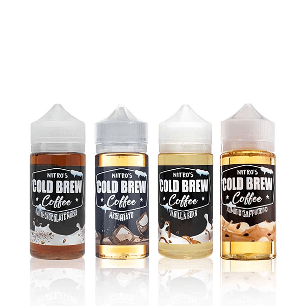 Nitro’s Cold Brew Coffee Series E-Liquid 100mL (Freebase) | Group Photo