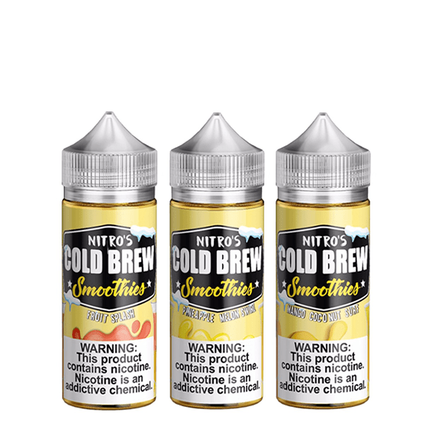 Nitro’s Cold Brew Smoothies Series E-Liquid 100mL (Freebase) | Group Photo