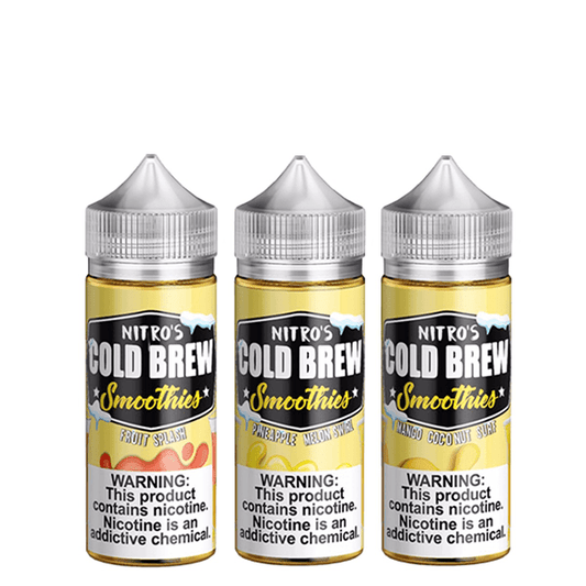 Nitro’s Cold Brew Smoothies Series E-Liquid 100mL (Freebase) | Group Photo