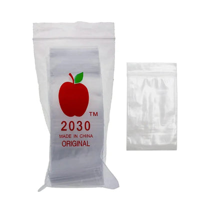 Non branded (Accessories)(1-Pack 100ct) BG5 Medium Apple Baggies – Size 2030