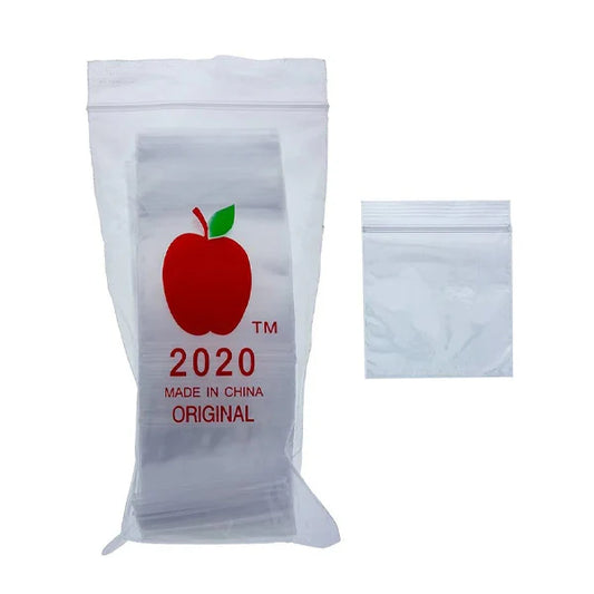 Non branded (Accessories)(1-Pack 100ct) BG6 Medium Apple Baggies – Size 2020