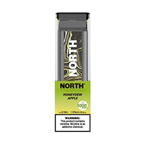North Disposable | 5000 Puffs | 10mL | 50mg | MOQ 10 | Honey Dew with Packaging