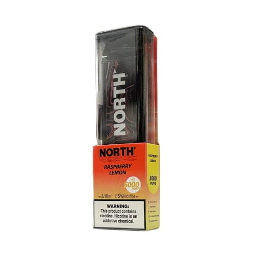 North Disposable 5000 Puffs 10mL 50mg | MOQ 10 |  Raspberry Lemon with Packaging