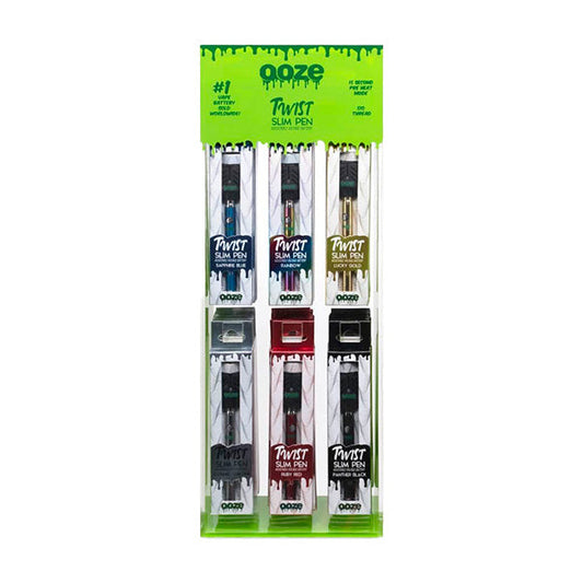 Ooze Slim Pen TWIST 510 Battery 320mAh + Smart USB (48pc Promo Display)