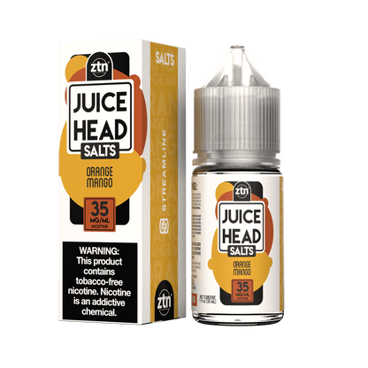 Juice Head Salt Series E-Liquid | 30mL | 35mg | Salt Nic | Orange Mango with packaging