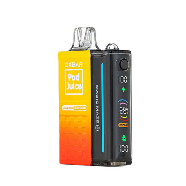 Oxbar Magic Maze 2.0 ZERO Nicotine Pod Juice Disposable 30000 Puffs 13mL 0mg • MOQ 5 | Fruity Pebz