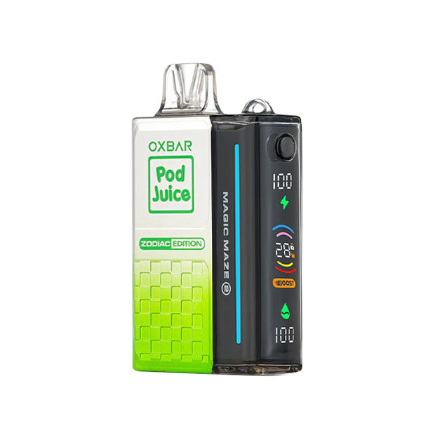 Oxbar Magic Maze 2.0 ZERO Nicotine Pod Juice Disposable 30000 Puffs 13mL 0mg • MOQ 5 | Jewel Mint