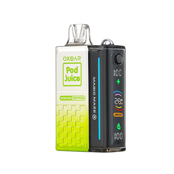 Oxbar Magic Maze 2.0 ZERO Nicotine Pod Juice Disposable 30000 Puffs 13mL 0mg • MOQ 5 | Sour Apple Skitz