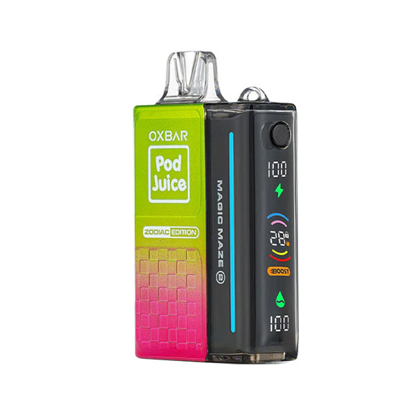 Oxbar Magic Maze 2.0 ZERO Nicotine Pod Juice Disposable 30000 Puffs 13mL 0mg • MOQ 5 | Watermelon Skitz