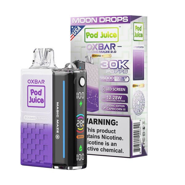 Oxbar Magic Maze 2.0 Pod Juice Edition Disposable 30000 Puffs 13mL 50mg | MOQ 5 - Moon Drops with Packaging