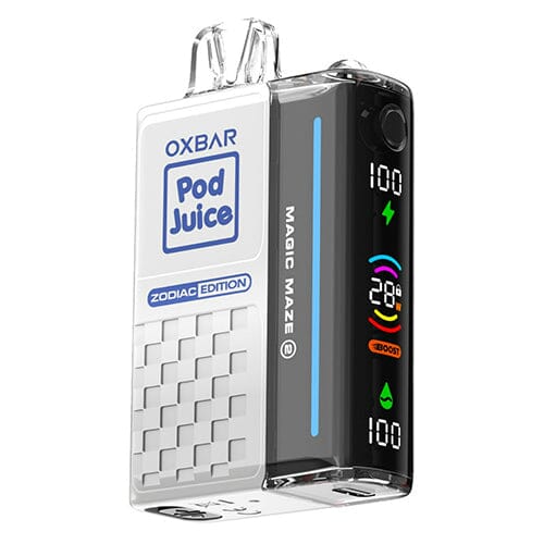 Oxbar Magic Maze 2.0 Pod Juice Edition Disposable 30000 Puffs 13mL 50mg | MOQ 5 - Clear  Blue