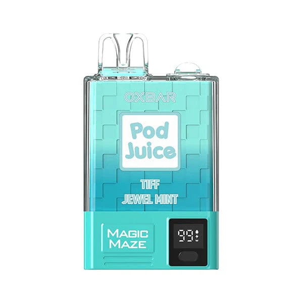 Oxbar Magic Maze Pro Disposable 10000 puffs 12mL 50mg | MOQ 10pc | Tiff Jewel Mint