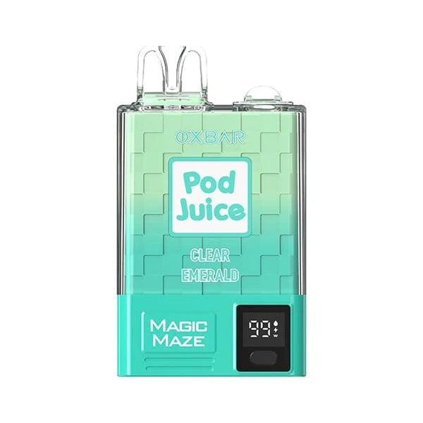 Oxbar Magic Maze Pro Disposable 10000 puffs 12mL 50mg | MOQ 10pc | Clear Emerald