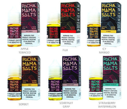 Pachamama TFN Salt Series E-Liquid | 30mL | (Salt Nic) | Group Photo