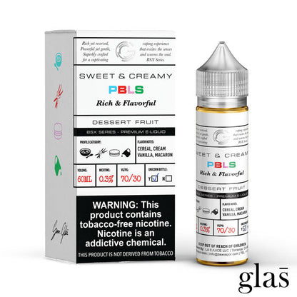 GLAS BSX TFN Series E-Liquid | 0mg | 60mL | (Freebase) | PBLS with Packaging