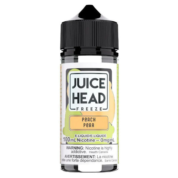 Juice Head Series E-Liquid | 100mL (Freebase) Peach Pear Freeze