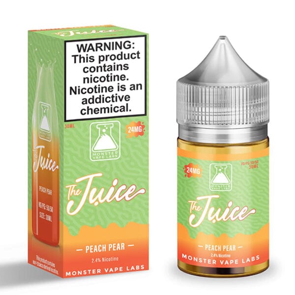 Juice Monster Salt Series E-Liquid 30mL| Peach Pear with packaging