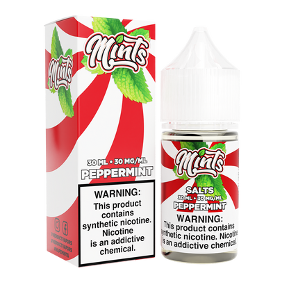 Mints Salt Series E-Liquid 30mL | Peppermint with packaging