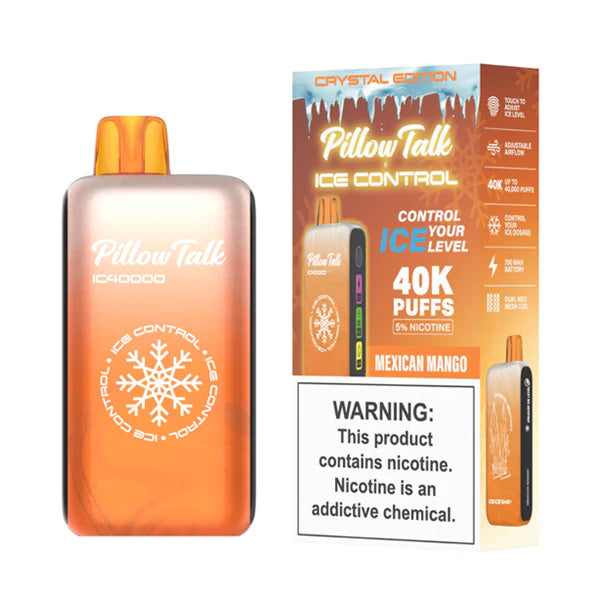 Pillow Talk IC40000 Disposable | 40000 Puffs | 20mL | 50mg | MOQ 5 | Mexican Mango with Packaging