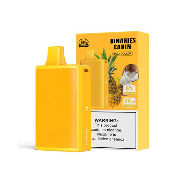 HorizonTech Binaries Cabin Disposable 10,000 puffs 20mL 50mg | MOQ 10 | Pina Colada with Packaging