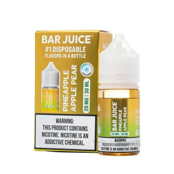 Bar Juice BJ15000 Salt Series E-Liquid 30mL (Salt Nic) | Pineapple Apple Pear with packaging