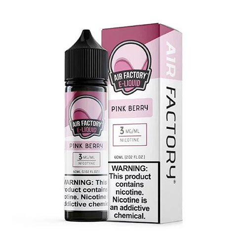 Air Factory E-Juice 60mL (Freebase) | Pink Berry with packaging