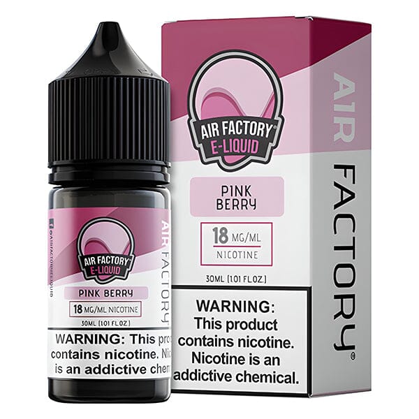 Air Factory Salt Series E-Liquid 30mL (Salt Nic) | 18mg | Pink Berry with packaging