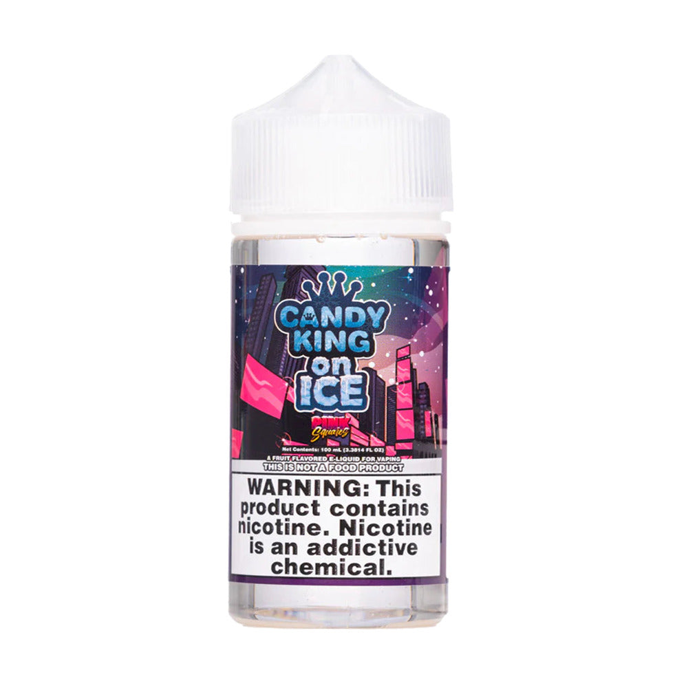 Candy King Series E-Liquid 100mL (Freebase) |  Pink Squares Iced