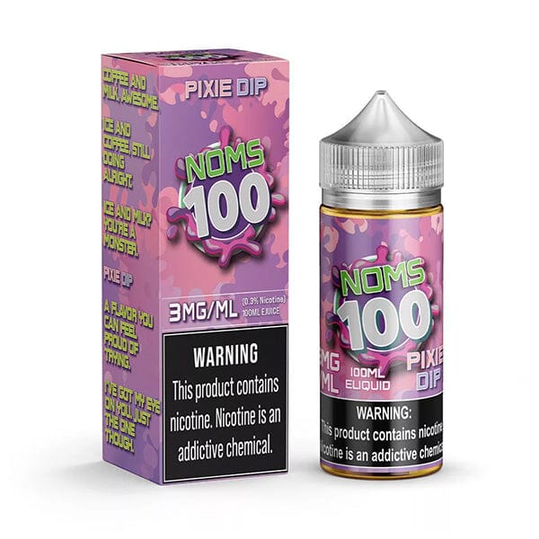 Noms 100 Series E-Liquid 100mL (Freebase) Pixie Dip with Packaging